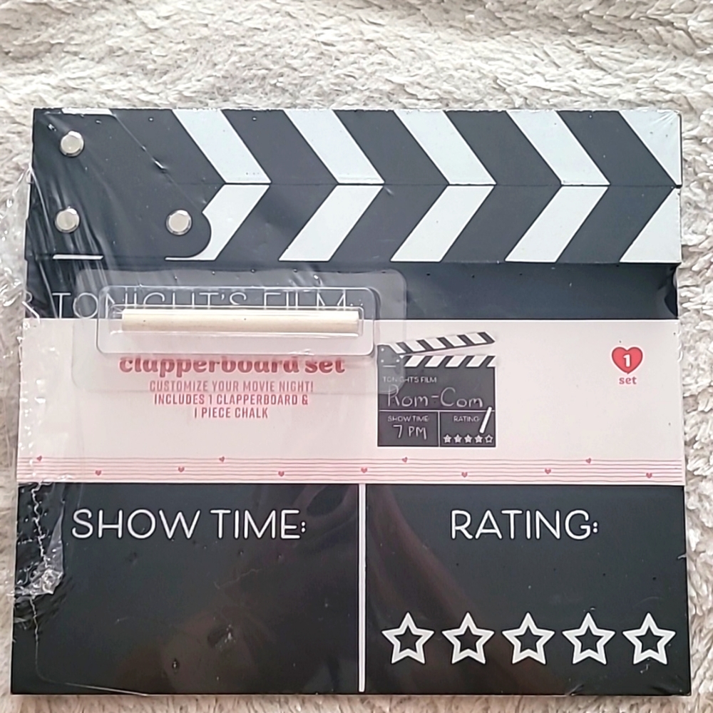 Target bullseye MOVIE CLAPPER BOARD